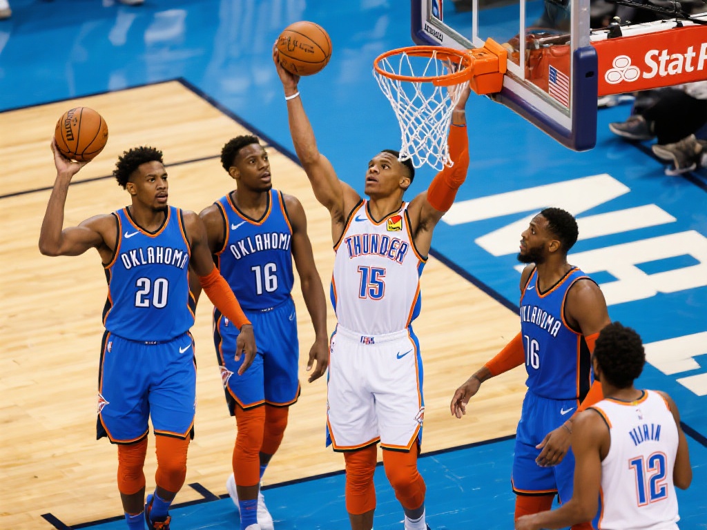 让我们从数据方面再回顾下这场比赛。雷霆五