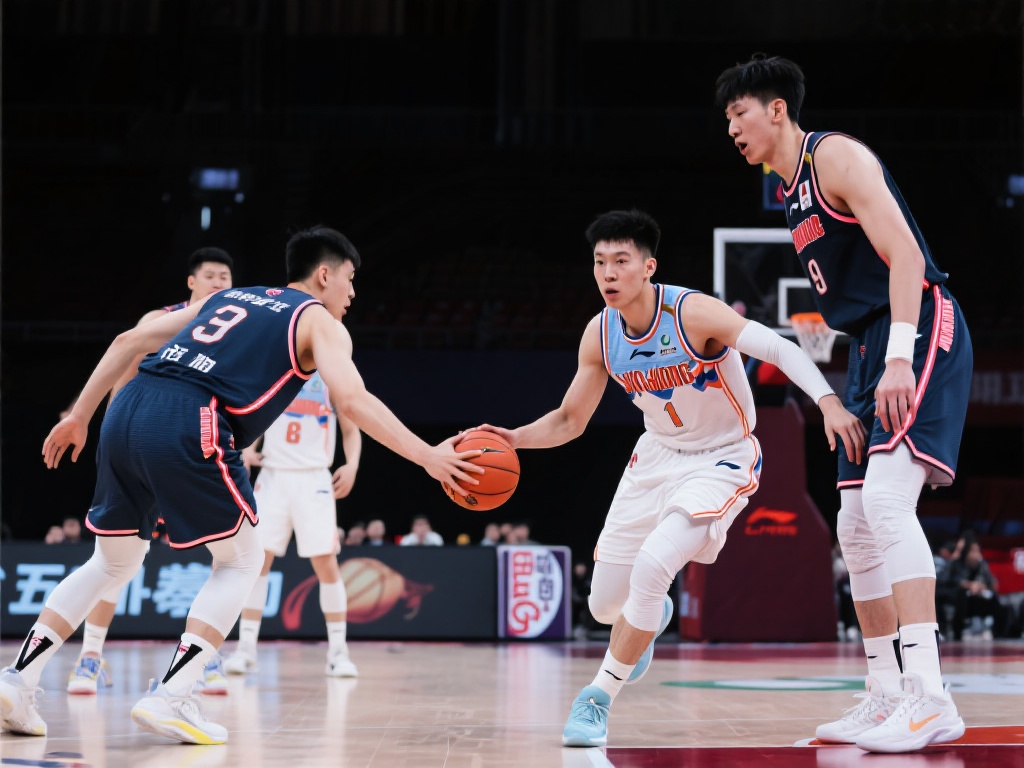 陈盈骏妙传助攻 周琦暴扣强势得分 这一精彩的配合不仅仅是个人能力的展现,更